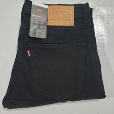 LEVIS MENS 511 JEANS JET BLACK