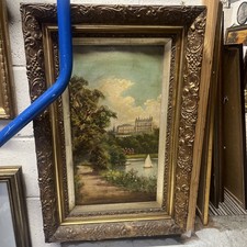 Antique Victorian Oil Painting