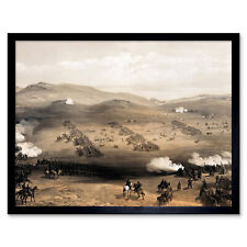 Simpson Crimean War Charge Light Brigade Balaklava Wall Art Print Framed 12x16