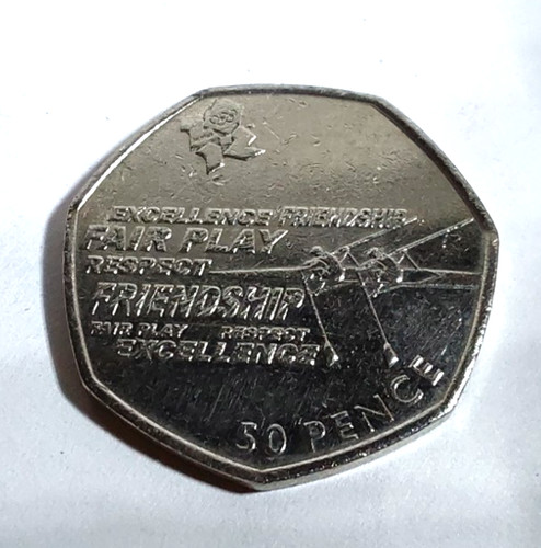 Coin hunt 2011 50p rowing - 50p,