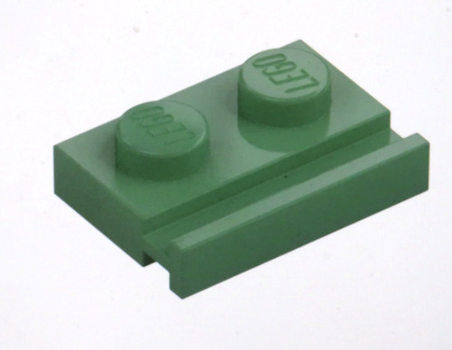 Lego sand green plate - sand,
