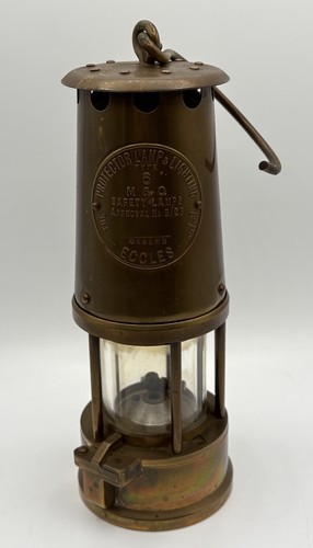 Vintage eccles miners lamp - vintage,