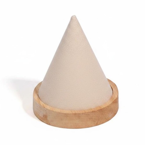 Wooden cone display - display, stand