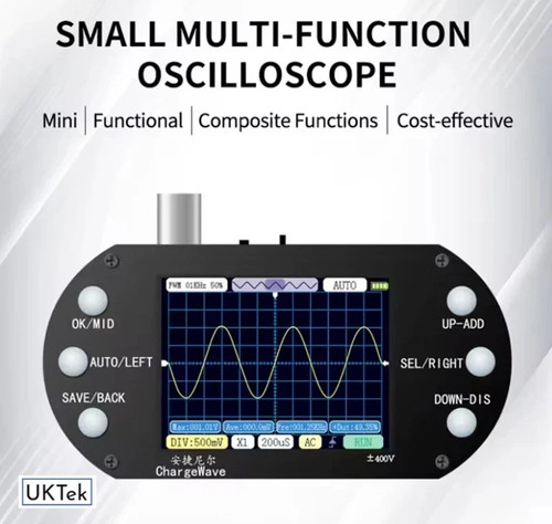 Handheld oscilloscope inch - 2.9,