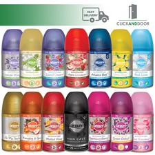 6 X AIRPURE AUTOMATIC SPRAY REFILLS 250ML AIR FRESHNER AIRPURE SELECT SCENTS