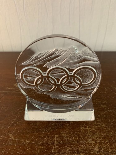 Lalique crystal winter olympic - lalique,
