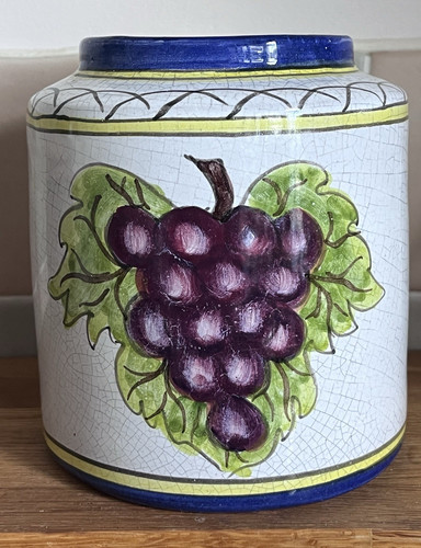 Portuguese vintage pottery jar