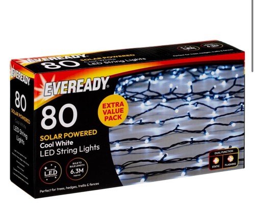 Whiteeveready solar powered - whiteeveready,