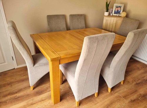 Extending solid wood dining - solid,