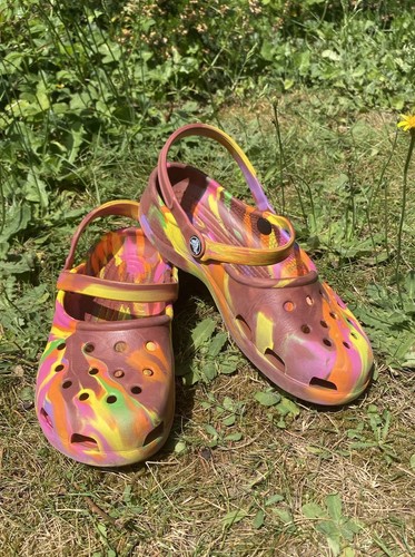Crocs rare colourful - crocs, rainbow