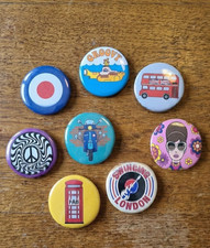 60s Mod Retro Theme Set of