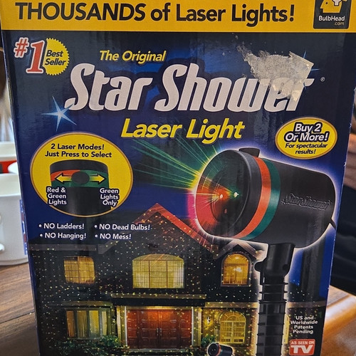 Star shower laser - star, light