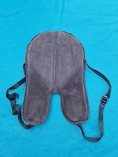 Feedmark Memory Foam And Suede Black/brown Horse Saddle Seat Saver