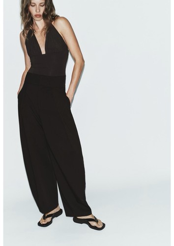 Zara dark brown - brown, balloon