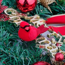 12 Pcs Artificial Cardinal