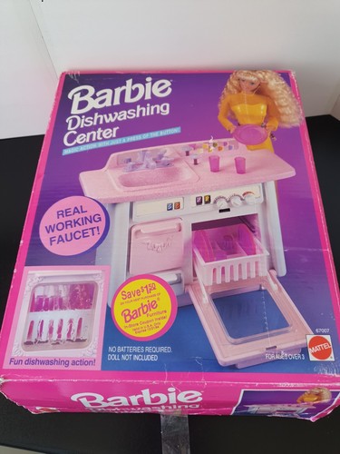 Vintage barbie dishwashing - vintage,