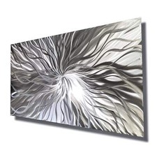 Silver Metal Wall Art –