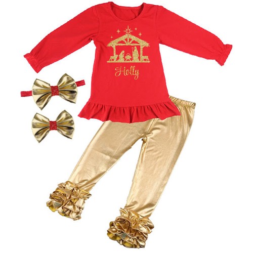 Christmas nativity outfit red - outfit,