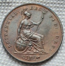EXCELLENT 1854 VICTORIA PENNY