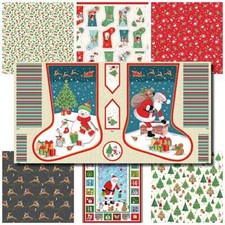 MERRY CHRISTMAS COTTON FABRIC