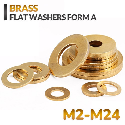 Flat washers form brass - washers, m2