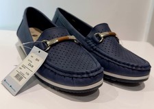 Pavers Women’s Navy Loafers