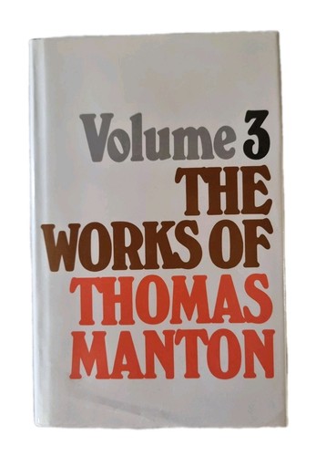 Works thomas manton vol - works,