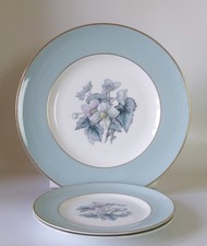 ROYAL WORCESTER WOODLAND 235mm PLATE & TWO 155mm PLATES GOOD CONDITION