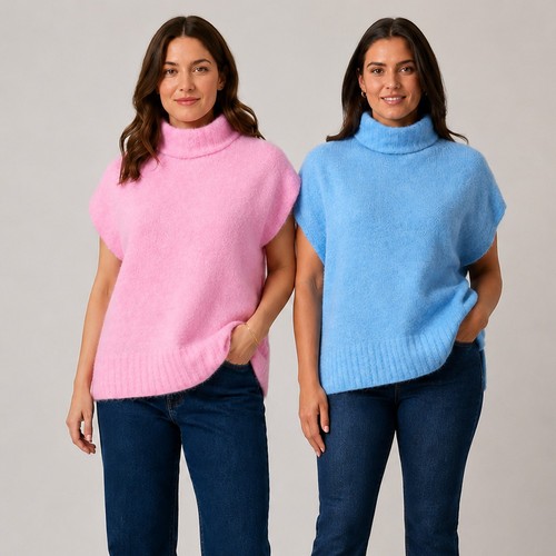 Women fluffy sleeveless - fluffy,
