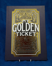 Roald Dahl My Golden Ticket : A Journey into Wonkas Chocolate Factory Wonderbly