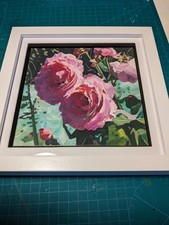 Original gouache over acrylic