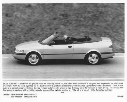 1997 saab 900 convertible - 1997,