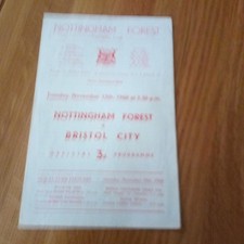 Nottingham forest v Bristol