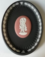 Wedgwood Jasperware Tri Colour  Plaque Venus and Cupid