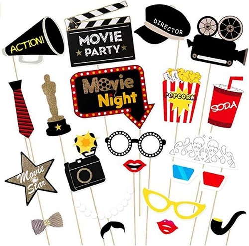 Movie night props hen stag - movie,