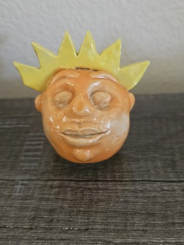 Creepy handmade unusual clay - creepy,