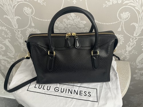 Lulu guinness black - black, leather