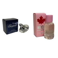 Chopard Wish 5ml EDP & DSQUARED Wood Pour Femme 5ml EDT Women's Mini Set