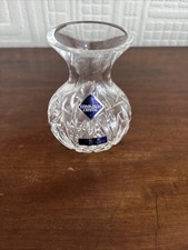 Small Cut Glass Vase By