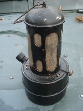 RAYDYOT 8 DAY BURNING OIL LAMP, FROST  RADIATOR LAMP VINTAGE CAR /LORRY