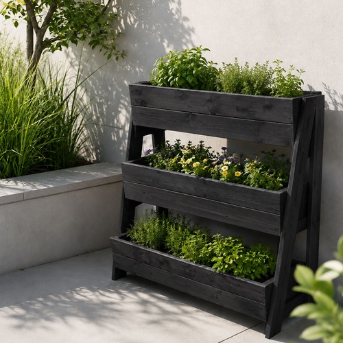 Tier wooden raised - 3,