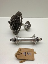 Vintage Bicycle Front Maillard Hub 36H, Pelissier Rear Hub, Suntour Freewheel