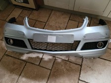 Mercedes W169 Front bumper 09-12 A Class facelift Silver 761 + fog lights grills