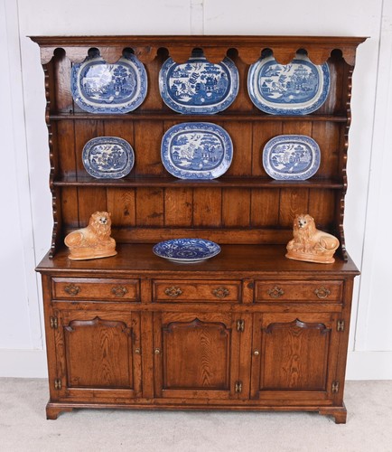 English oak dresser - base, with