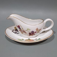 Royal Worcester “ Evesham Gold “ Mint Sauce Jug & Stand