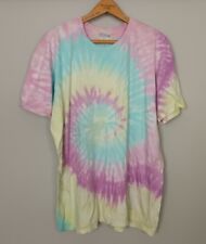 VINTAGE RETRO 90S FESTIVAL BRIGHT BOLD CRAZY FRESH PRINCE T SHIRT TOP TIE DYE