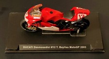 VINTAGE DUCATI DESMOSEDICI T BAYLISS # 12 BOXED MODEL MOTORCYCLE MOTOGP 2003 TB