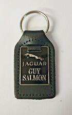 JAGUAR BLACK CAR AUTOMOTIVE MEMORABILIA COLLECTIBLE KEY FOB KEY RING LEATHER