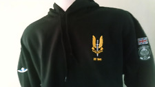 BRITISH ARMY SAS SPECIAL AIR SERVICE TASK FORCE BLACK HOODIE