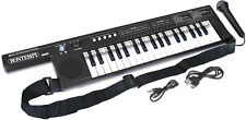 | Keyrhythm - 37 Keys Keytar with Shoulder Strap and Rechargeable Battery for...